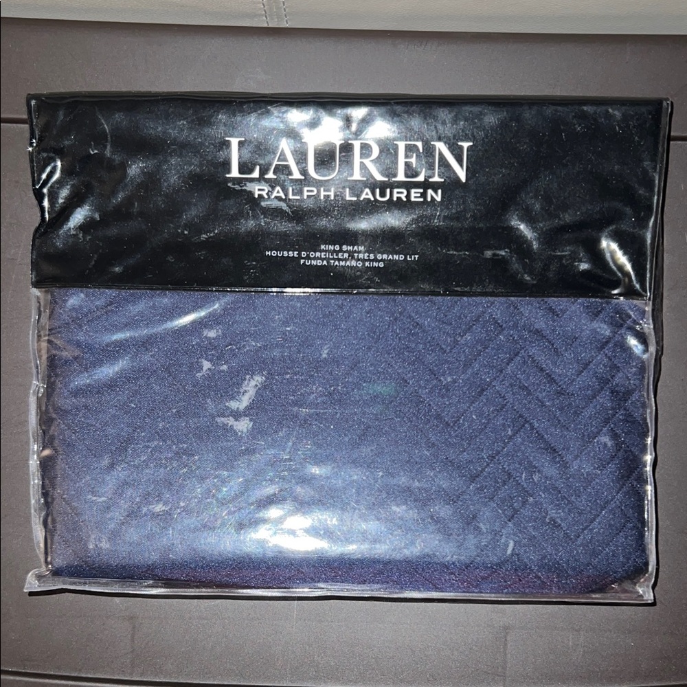 Lauren Ralph Lauren Kaia Blue King Sham - 1 Sham